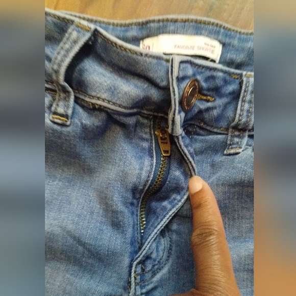 So Kohl's Low Rise Favorite Shortie Demin Shorts size girl 7 - Picture 12 of 15